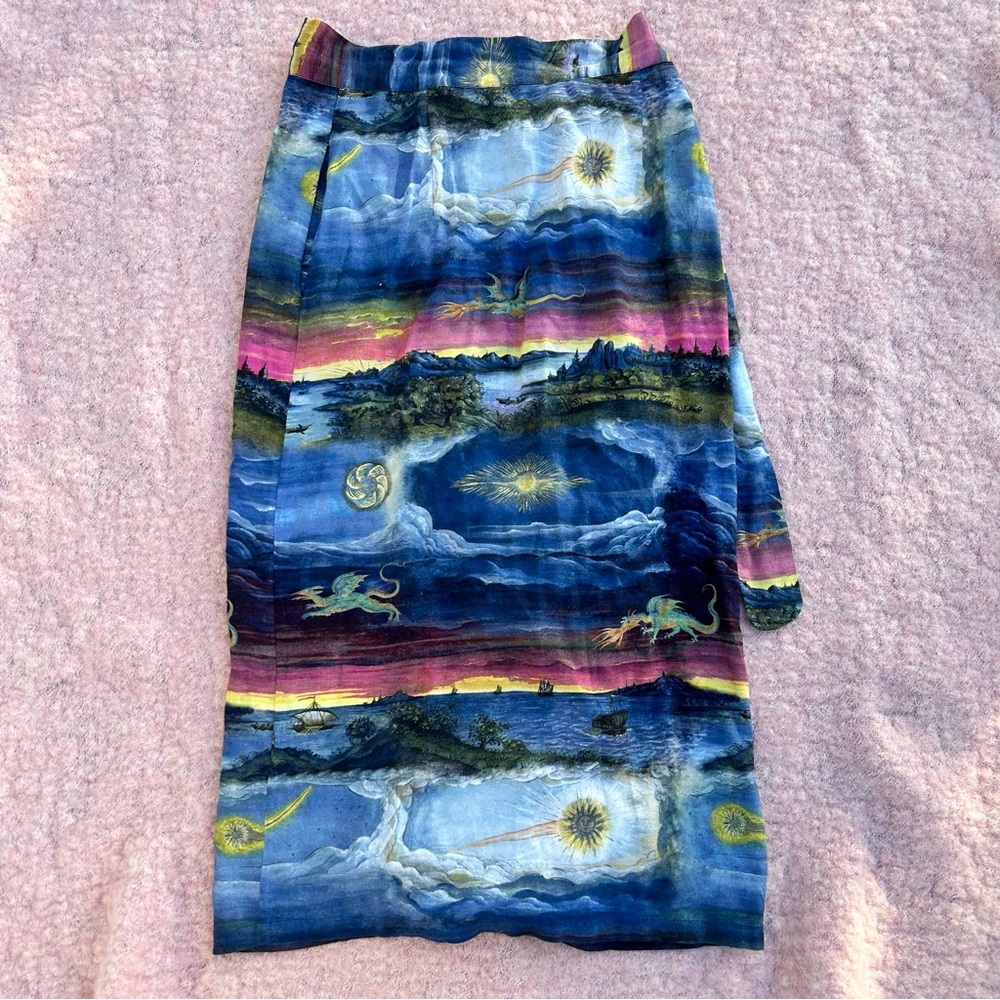 Samantha Pleet Dragon Print Skirt
